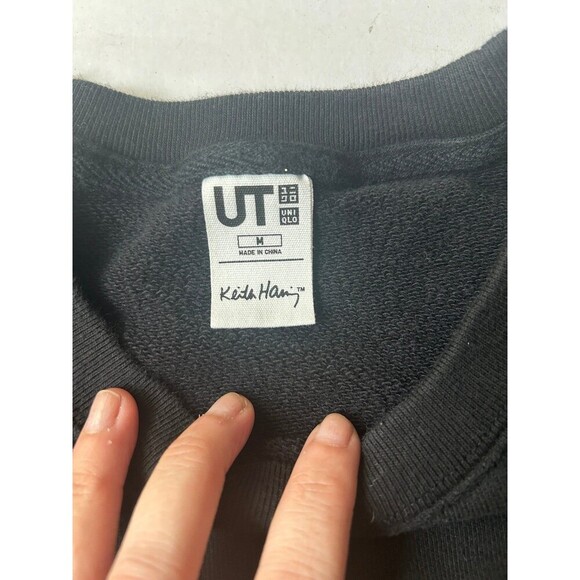 Keith Haring X Uniqlo CrewNeck Sweatshirt Size M - Picture 4 of 7